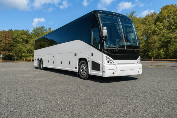 Charter Bus Rental Chicopee 56 Passenger Charter Bus